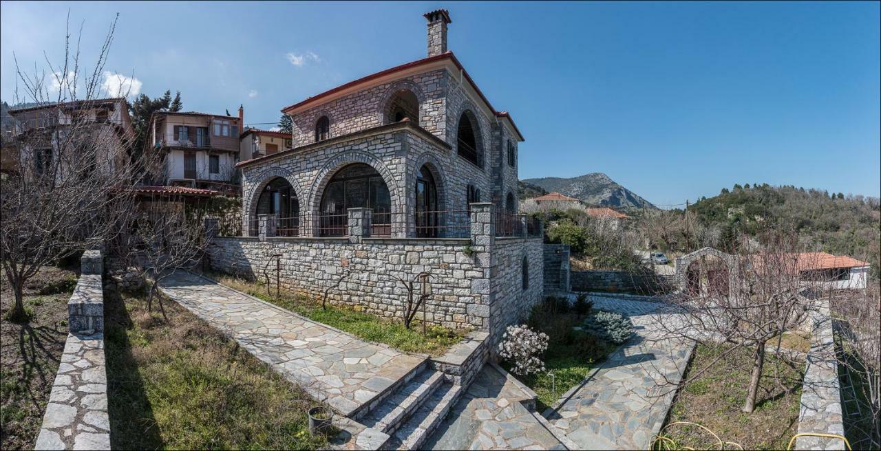 米斯特拉斯Stone Mansion Anavryti, Αμα 20569别墅 外观 照片